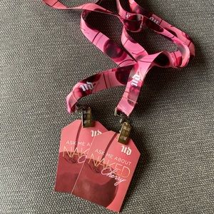 Urban Decay Naked Cherry Lanyards